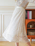 EDITH LACE MIDI SKIRT